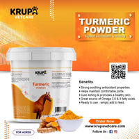 Natural Turmeric Powder for Horses with Powdered Coconut Oil - Turmericle Anti-Inflamatory Horse Supplement for Healthy Hip & Joint Function - Normal Skin Health - BIG FRENCHIES