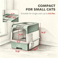 Cat Litter Box 18.9 Inches