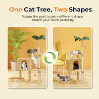 Cat Tree with Scratching Posts Plush Perch Stand - BIG FRENCHIES