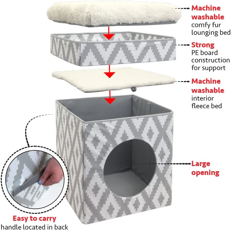Indoor Cat House/Cat Condo - BIG FRENCHIES