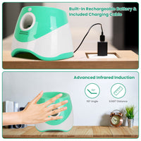 1Pc Automatic Dog Ball Launcher Toy Included 6 Tennis Balls Dog With 3 Adjustable Launch Distance Interactive Ball Throw