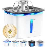 Innovation Award Winner 95oz Pet Fountain, Automatic Cat Water Fountain Dog Water Dispenser With Replacement Filters For