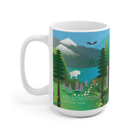 YELLOWSTONE NATIONAL PARK 11 OZ OR 15 OZ CERAMIC MUG - BIG FRENCHIES
