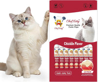 Lickable Cat Treats Grain Free Taurine High Protein Puree Toppers 20 Tubes