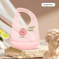 Baby Waterproof And Stain-resistant Food-grade Silicone Bib