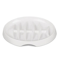 Cat Slow Feeder Bowl Slow Feed Cat Dish Fishbone Cat Slow Feeder Small Interactive Dog Feeder Dish Anti Gulping Pet Bowl For Cat And Dog Slow Eating To Against Bloat