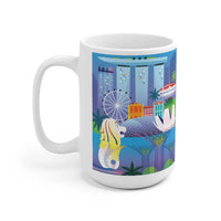 SINGAPORE 11 OZ OR 15OZ CERAMIC MUG - BIG FRENCHIES