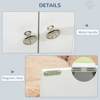 Large Elevated Dog Bowls with Storage Cabinet Containing Large 44L Capacity, Raised Dog Bowl Stand Pet Food Bowl Pet Fee