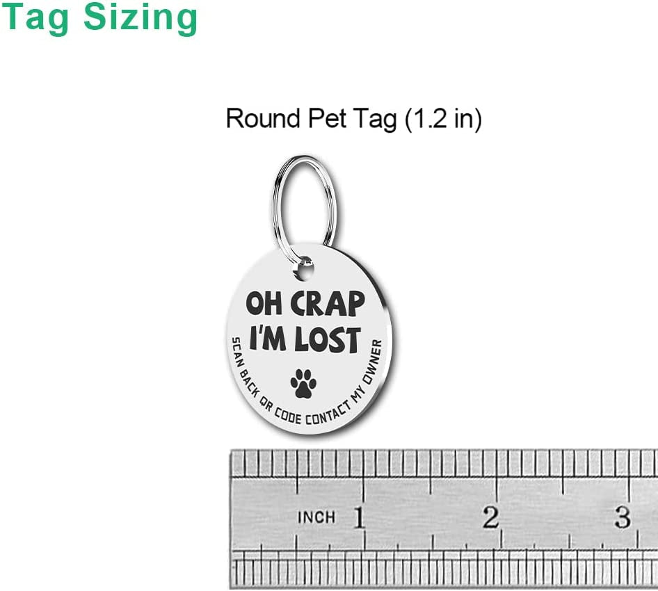 QR Code Pet Tags: Instant Email Alerts & Online Profiles - BIG FRENCHIES
