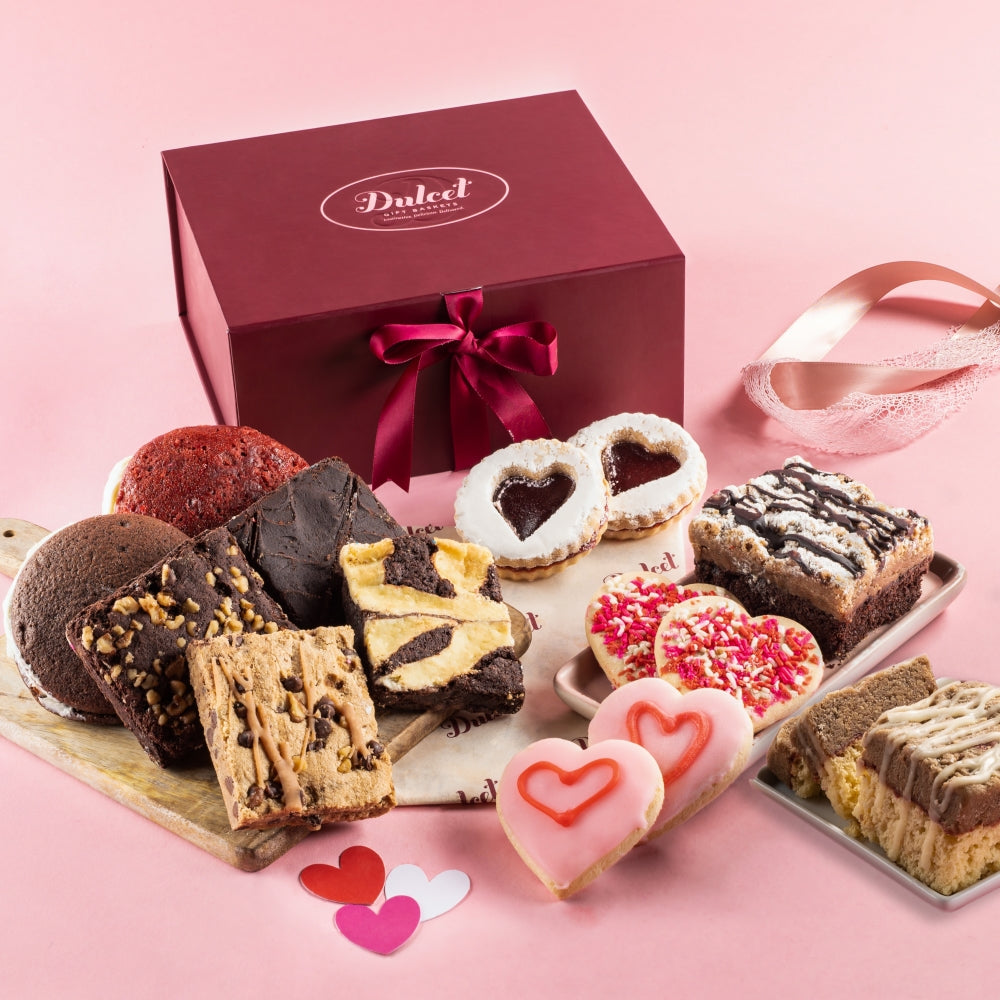 Grand Valentines Deluxe Bakery Gift Basket - BIG FRENCHIES