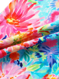 PoshTOT Chrysanthemum Bamboo Baby Convertible Zippy Romper