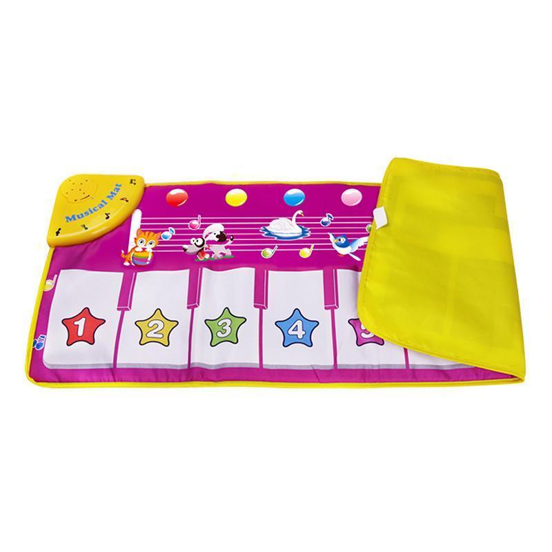 Music Carpets Piano Mats Music Touch Play Keyboard with 8 Demo Songs Baby Animals Educational Toy for Kids - BIG FRENCHIES