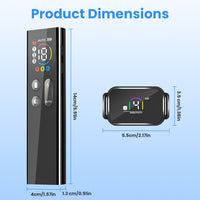 1Pc 2 In 1 Dog Shock And Bark Collar Dog Training Collar With Remote Rechargeable IP68 Waterproof With 3 Channels For Me
