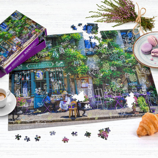 A Busy Day at Chez Poulet 1000 Piece Jigsaw Puzzle Fred