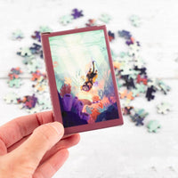 A Cat Diver 99 Piece Mini Jigsaw Puzzle Trevell