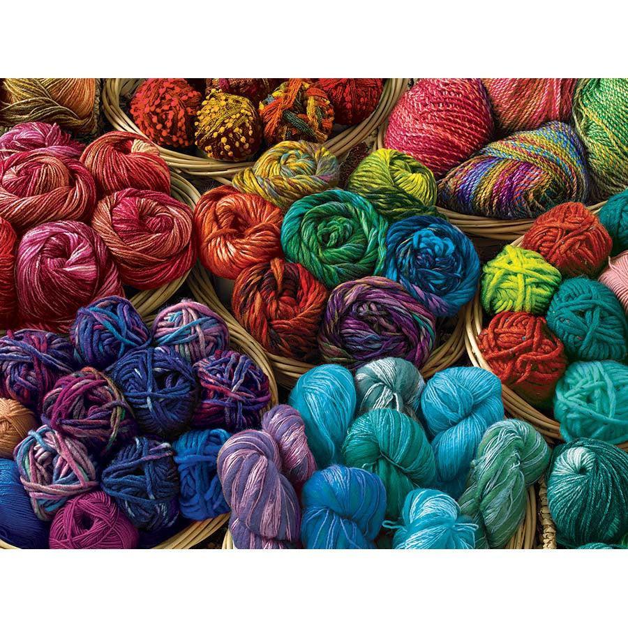 A Yen for Yarn 275 Large Piece Jigsaw Puzzle Cobble Hill - BIG FRENCHIES