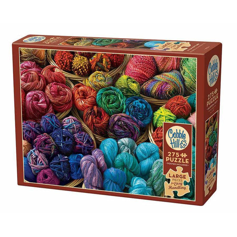 A Yen for Yarn 275 Large Piece Jigsaw Puzzle Cobble Hill - BIG FRENCHIES