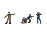 Level 1 Model Kit WWII RAF Ground Crew Figure and Accessory Set 1/48 Plastic Model Kit by Airfix