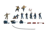 Level 1 Model Kit WWII RAF Ground Crew Figure and Accessory Set 1/48 Plastic Model Kit by Airfix