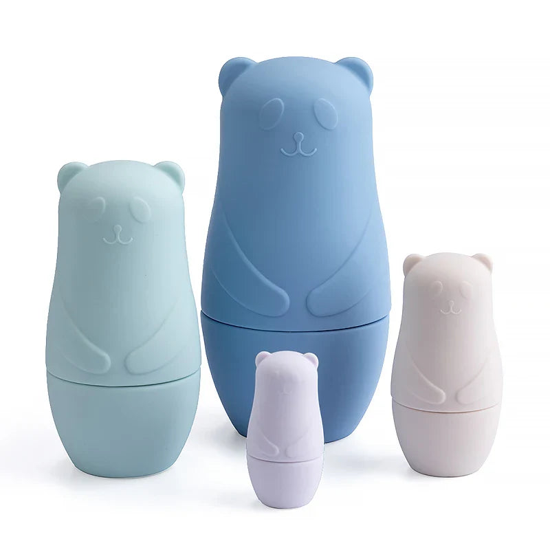 Silicone Stacking and Nesting Bears