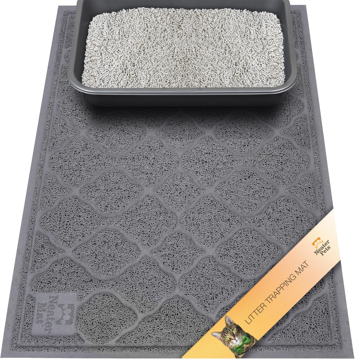 Neater Pets Neater Mat Cat Litter Mat - 28x40 / Charcoal