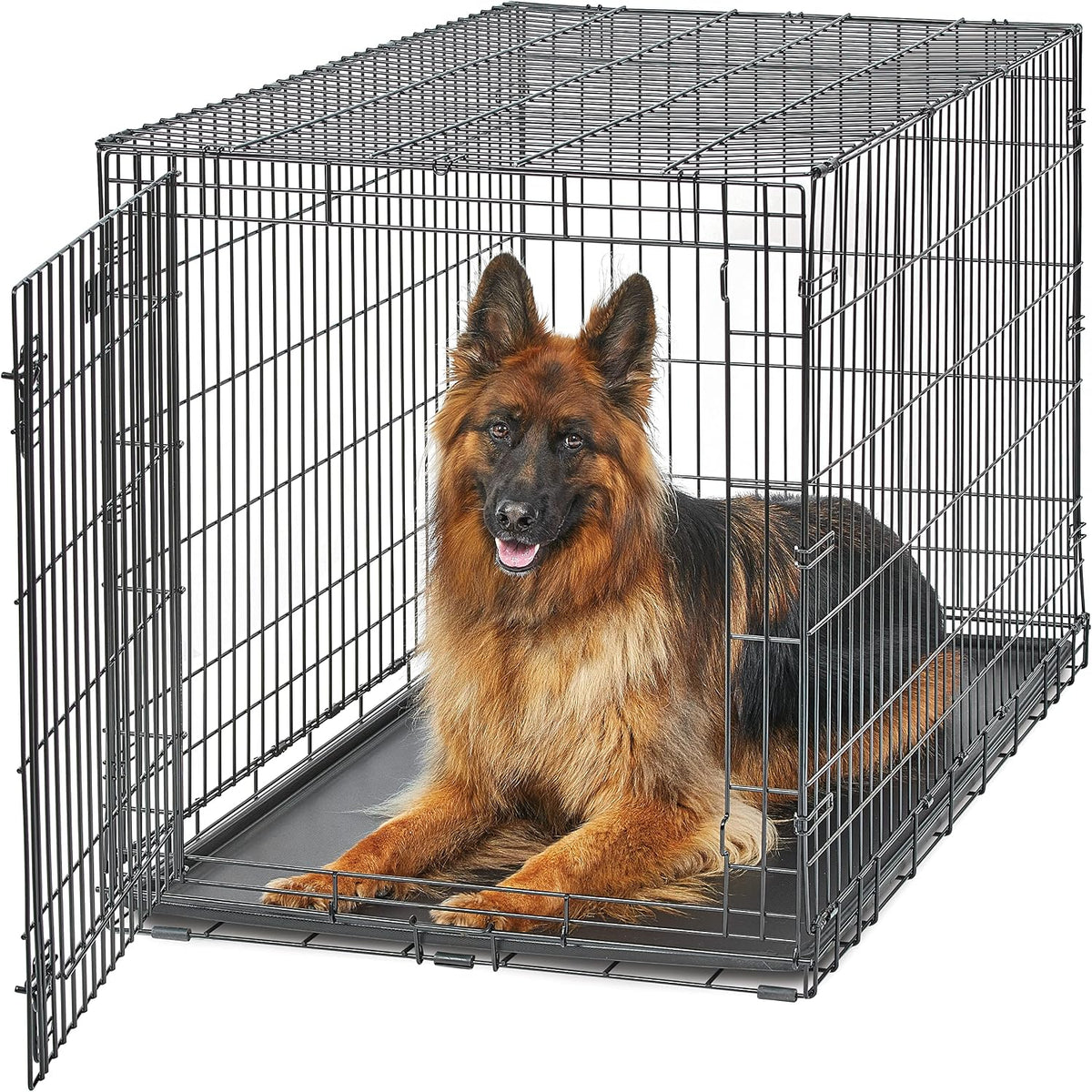 LifeStages by MidWest 36-Inch Double Door Crate, M-L Breeds - Single Door / Fits 48-inch Crate