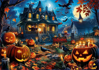 Nattork Jigsaw Puzzle 1000 Pieces for Adults - Halloween House