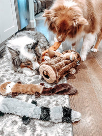 ZippyPaws Burrow Interactive Dog & Puppy Toys for Boredom - Chipmunk Log - image 4