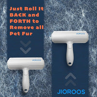 Pet Hair Remover - Reusable Cat and Dog Hair Remover for Furniture, Couch, Carpet, Clothes, Car Seats or Bedding - Portable Lint Rollers, Self-Cleaning Base Dog and Cat Fur Removal Tool