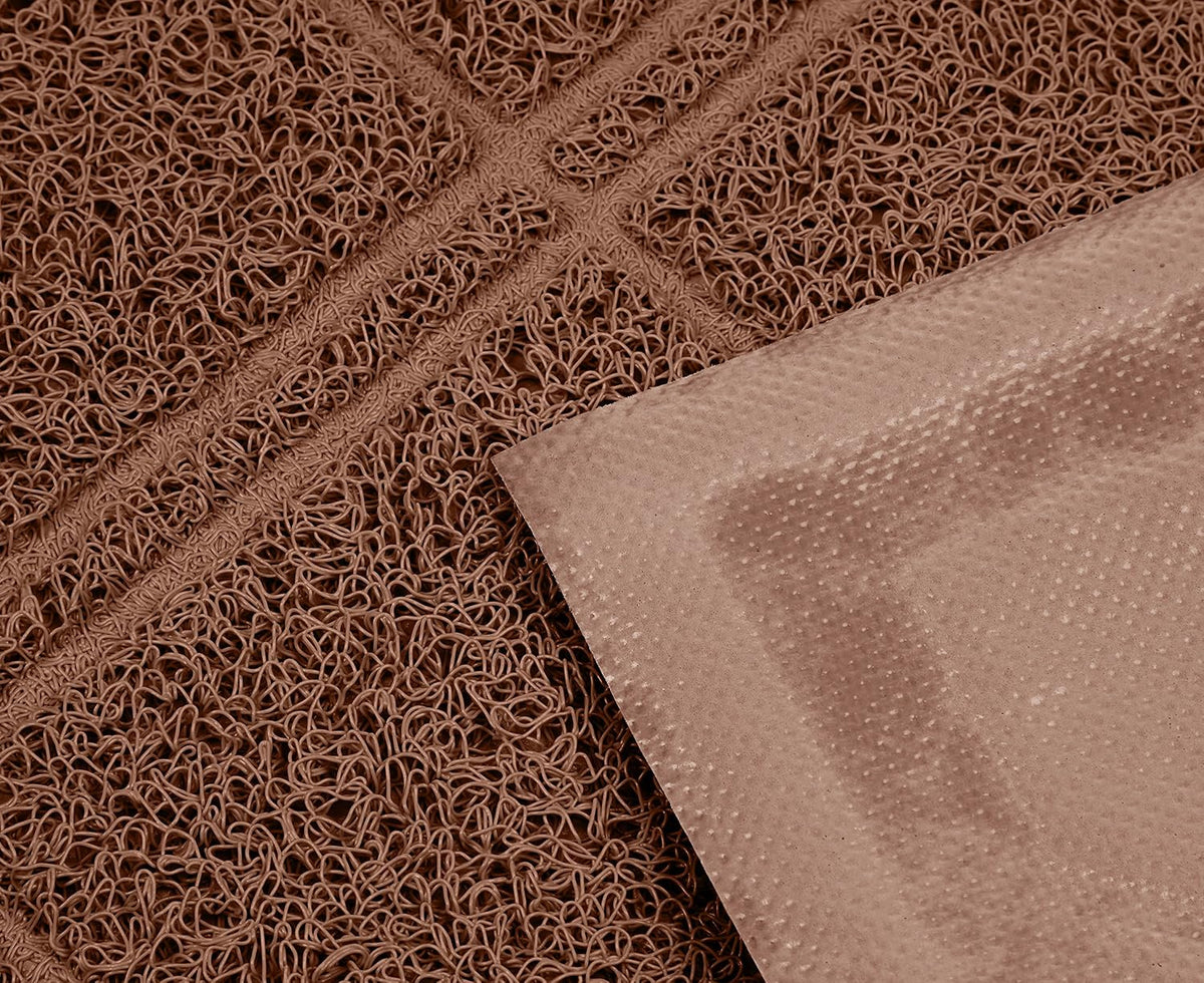 Amazon Basics Less-Mess Litter Trapping Cat Litter Box Mat - Brown / 1 Count (Pack of 1) - image 2