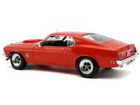 1969 Ford Mustang Limited Edition 600 Flower Power Red Limited Edition to 300 pieces Worldwide 1/18 Diecast Model Car by ACME