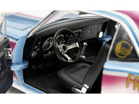 1967 Chevrolet Camaro "Mr. Bardahl Drag Car" Blue Metallic with Red and White Graphics Limited Edition to 312 pieces Worldwide 1/18 Diecast Model Car by ACME