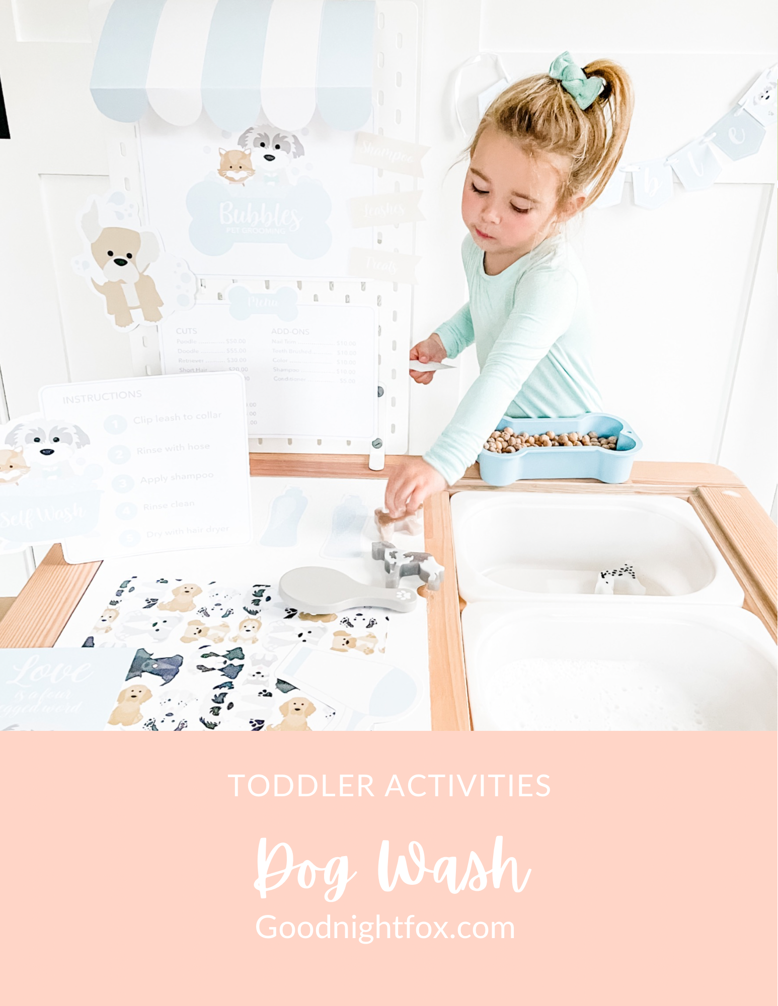 Dog Wash Pet Shampoo Dramatic Play