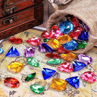 180 PCS Pirate Treasure Gem Toys Fake Acrylic Diamonds - Pirate Gems - image 4