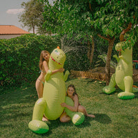 Float Joy Sprinkler for Kids Unicorn Water Sprinklers Inflatable Toys - Dinosaur - image 3