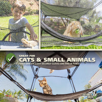 Cat Tent, Large Portable Playhouse for Outdoors and Indoors – Essentials for Cats - Kitty Katio Tower - image 4