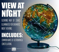 Get Life Basics 13” Illuminated Constellation World Globe for Kids - image 2