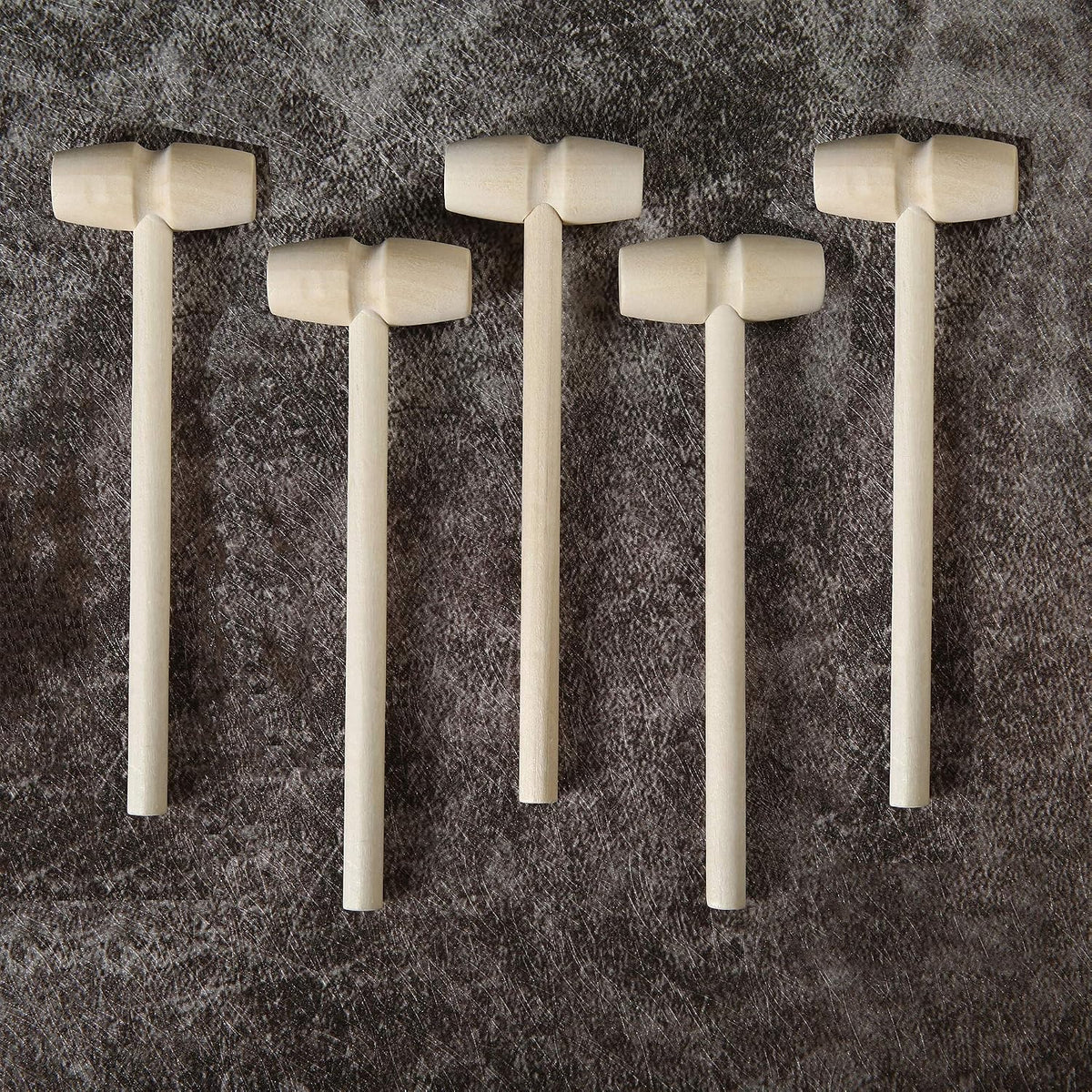 TDOCK mini natural wooden hammers for breakable chocolate, 50 pack - view 8