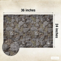 Tidyboss DND Starter Set, 3 x Double Sides 24x 36 Game Grid Mat - 2-pack - image 3