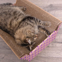 SmartyKat Super Scratcher Chaise Corrugated Cat Scratcher - Super Scratcher (Catnip Infused) / One Size - image 3