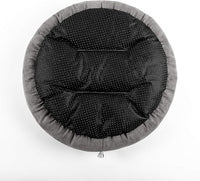 Love's cabin Round Donut Cat and Dog Cushion Bed, 20in Bed for Cats or Small Dogs, Anti-Slip & Water-Resistant Bottom, Super Soft Durable Fabric Pet Beds, Washable Luxury Cat & Dog Bed Gray