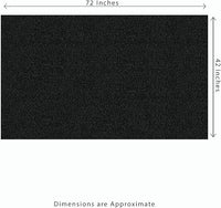 Heavy Duty Horse Stall Mats - Stable Mats, Durable 3/4 in. Thick Rubber Flooring - Solid Black - 3.5' x 6' Mat for Stables, and More - 42 in. x 72 in. Stall Mat