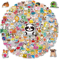 win4pdlay 200 waterproof vinyl stickers for kids with cute kawaii designs for water bottles - view 3