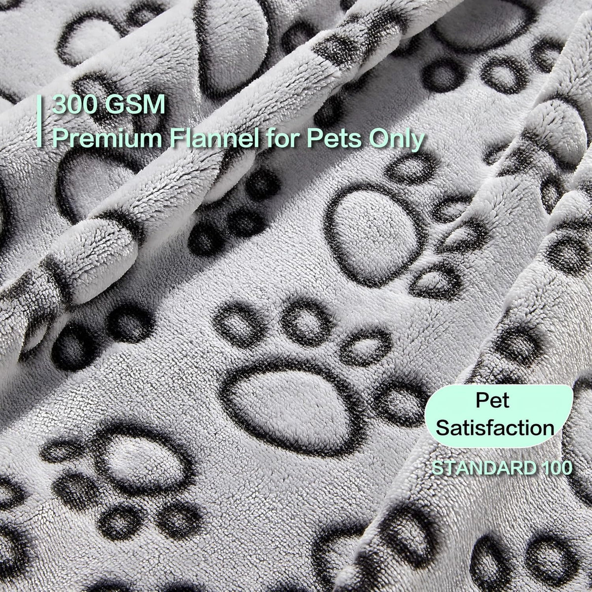 Stuffed Premium Soft Dog Blanket Washable - Grey / M(32x40") - image 2