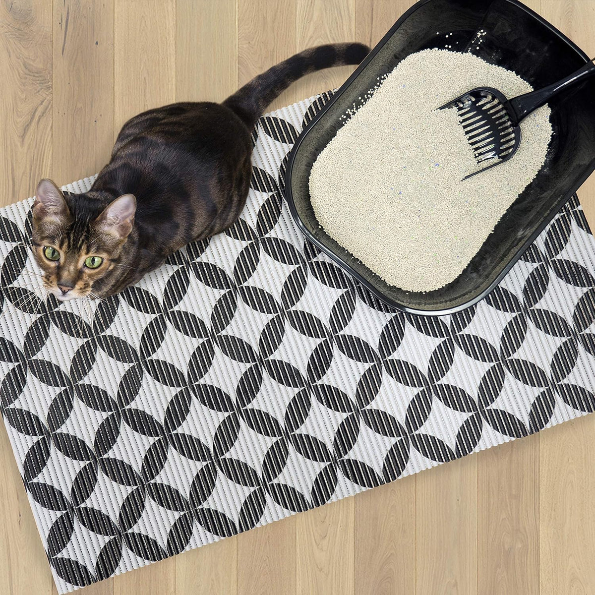 Fresh Kitty Durable XL Jumbo Foam Litter Box Mat - image 4