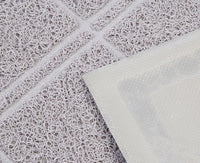 Amazon Basics Less-Mess Litter Trapping Cat Litter Box Mat - Gray / 1 Count (Pack of 1) - image 2