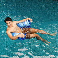 Big Joe Noodle Sling No Inflation Needed Pool Seat with Armrests - Blurred Blue / Noodle Sling - image 4