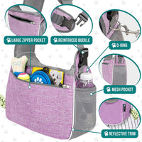 PetAmi Dog Sling Carrier for Small Dog - Purple - image 4