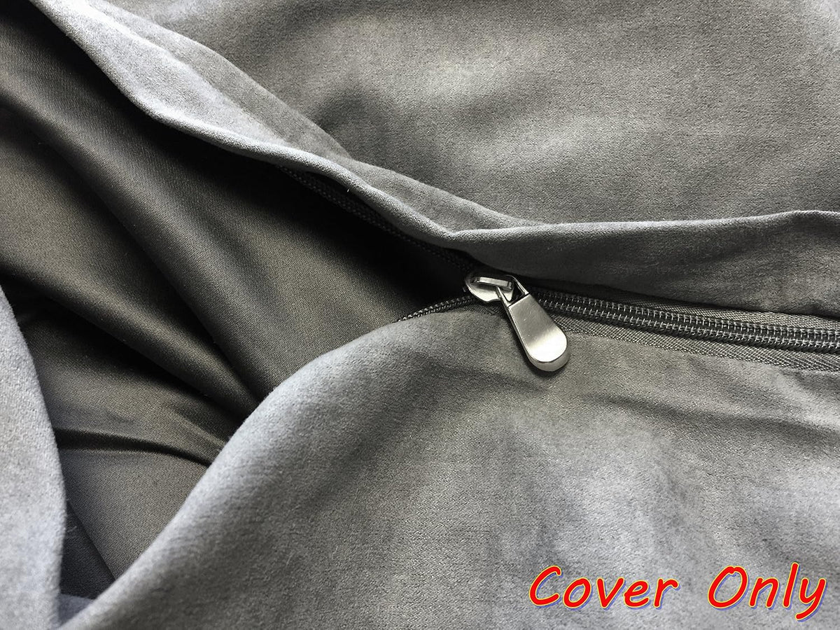 40X35X4 Inches XL Size : Suede Fabric External Replacement Cover - 47X29X4 Inches XL - image 4