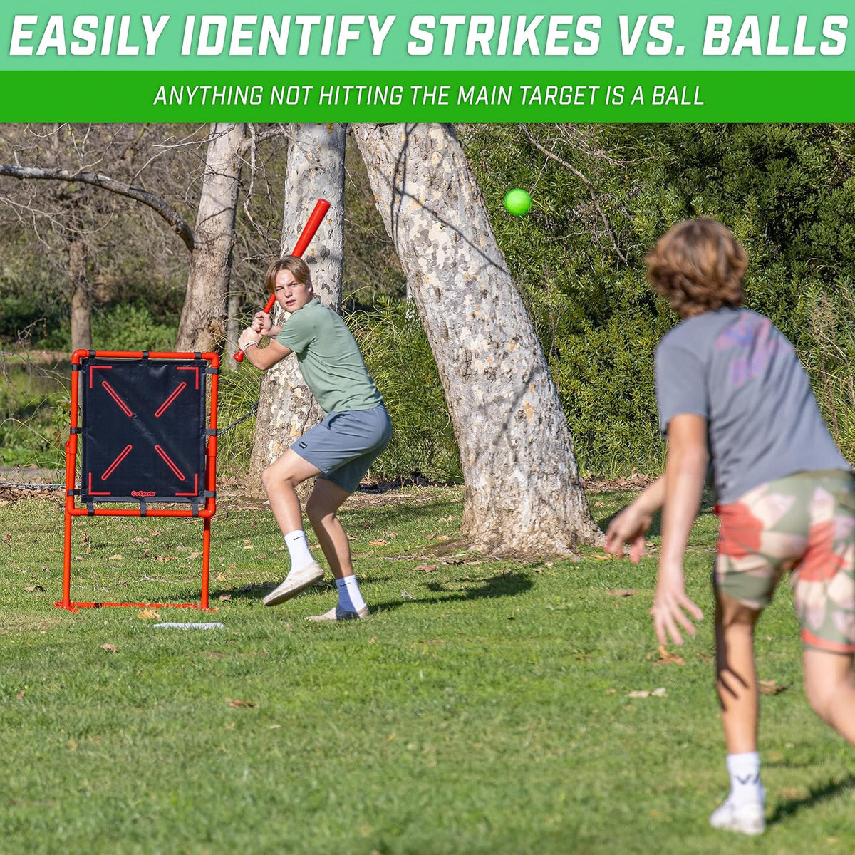 GoSports Baseball Strike Zone Target for Plastic Balls - Large 30" x 28" - image 2